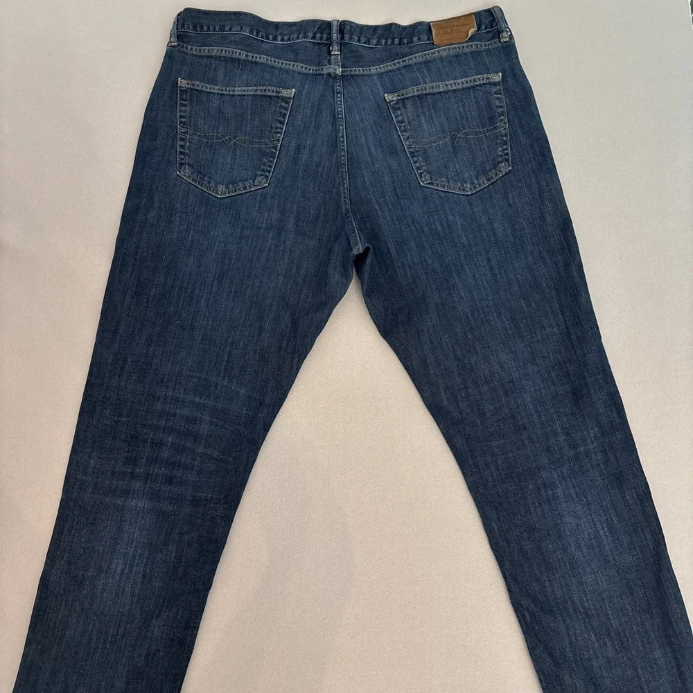 LUCKY BRAND 40x34‎ 410 athletic Slim Men's Dark Wash Jeans EXCELLENT Fast Ship